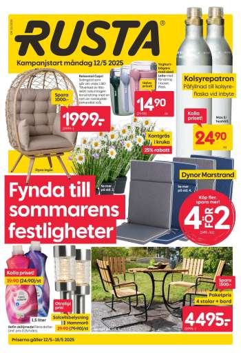 Rusta reklamblad - 12/5 2025 - 18/5 2025.