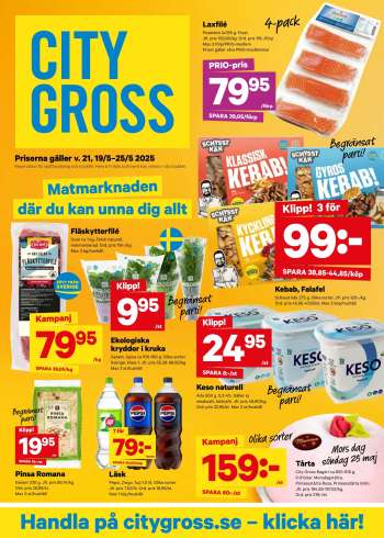 City Gross reklamblad - 19/5 2025 - 25/5 2025.