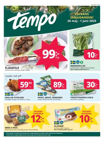 Tempo reklamblad - 26/5 2025 - 1/6 2025.