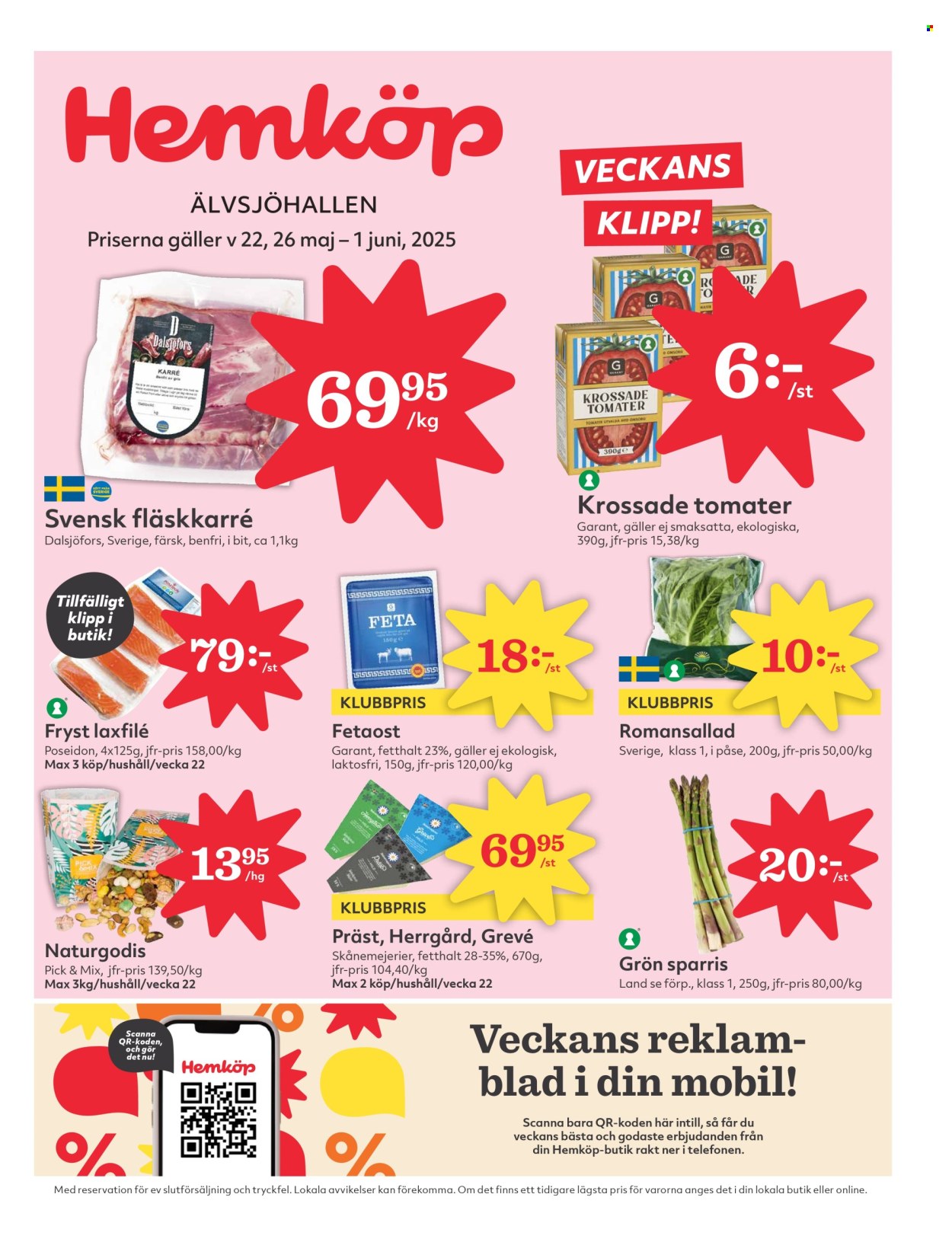 Hemköp reklamblad - 26/5 2025 - 1/6 2025. Sida 1