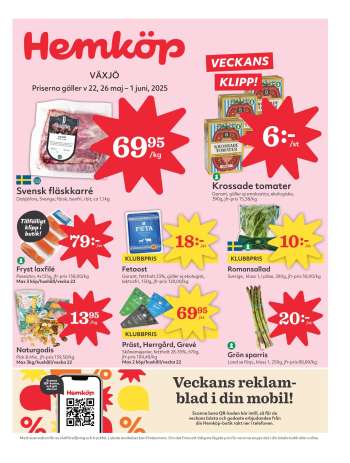 Hemköp reklamblad - 26/5 2025 - 1/6 2025.