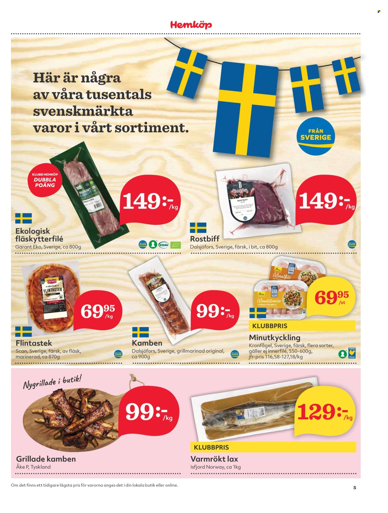 Hemköp reklamblad - 26/5 2025 - 1/6 2025. Sida 5
