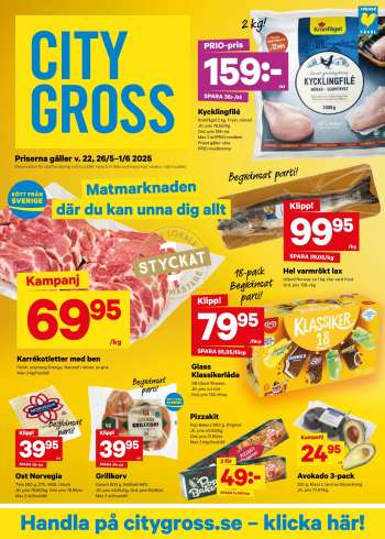City Gross reklamblad - 26/5 2025 - 1/6 2025.