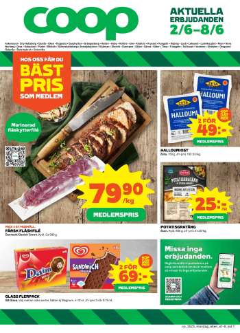 Coop reklamblad - 2/6 2025 - 8/6 2025.