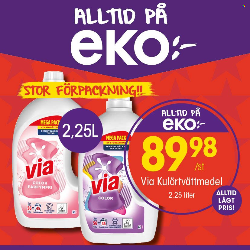 EKO reklamblad. Sida 1