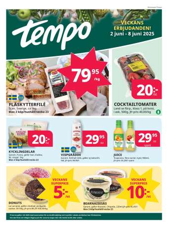 Tempo reklamblad - 2/6 2025 - 8/6 2025.
