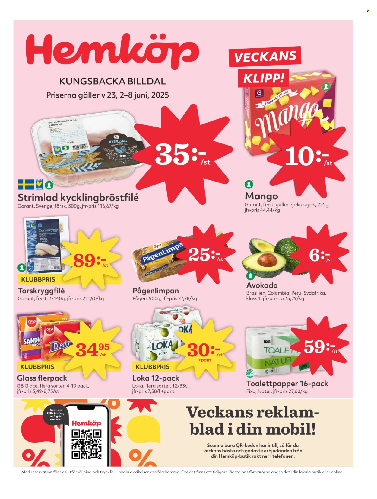 Hemköp reklamblad - 2/6 2025 - 8/6 2025. Sida 1