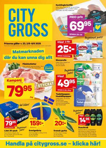City Gross reklamblad - 2/6 2025 - 8/6 2025.