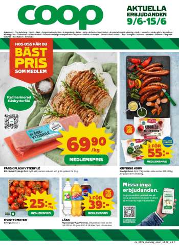 Coop reklamblad - 9/6 2025 - 15/6 2025.