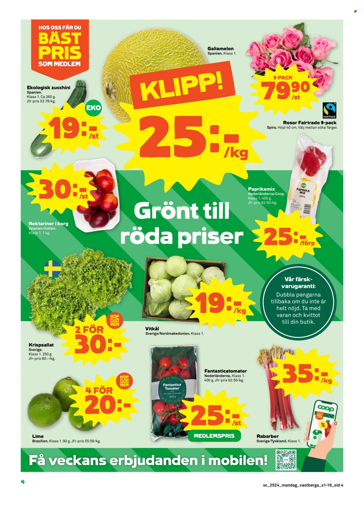 Stora Coop reklamblad - 9/6 2025 - 15/6 2025. Sida 4