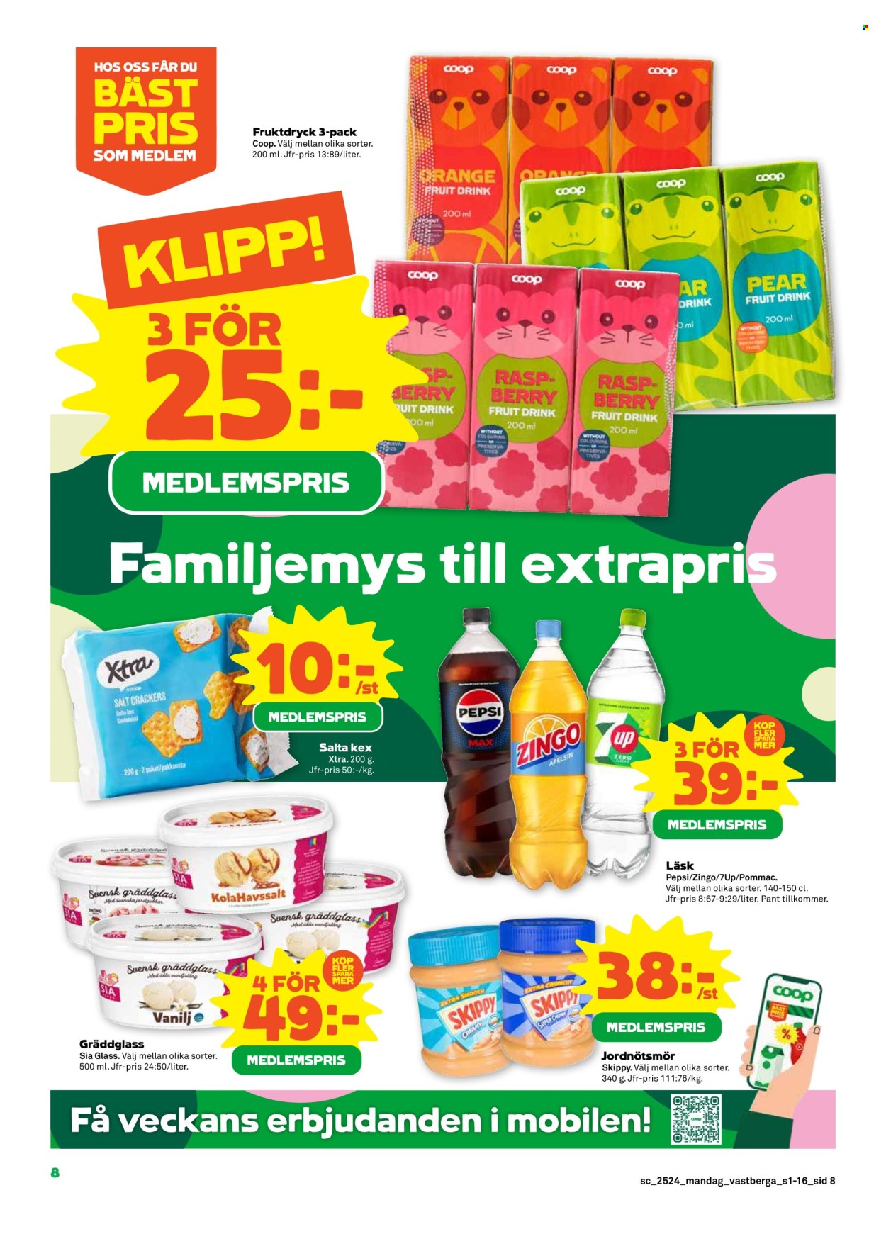 Stora Coop reklamblad - 9/6 2025 - 15/6 2025. Sida 8