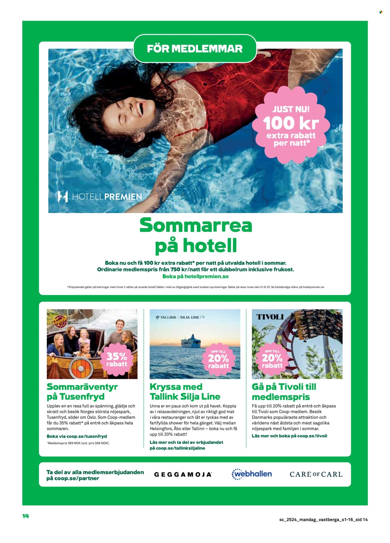 Stora Coop reklamblad - 9/6 2025 - 15/6 2025. Sida 14