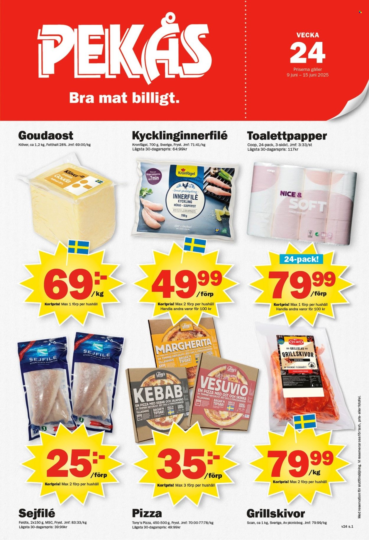 Pekås reklamblad - 9/6 2025 - 15/6 2025. Sida 1