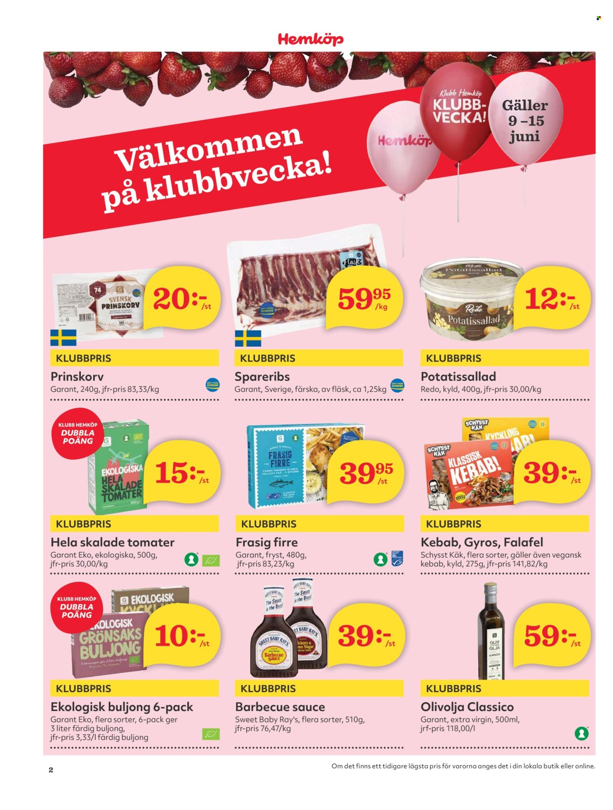 Hemköp reklamblad - 9/6 2025 - 15/6 2025. Sida 2