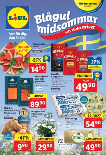 Lidl reklamblad - 16/6 2025 - 22/6 2025.