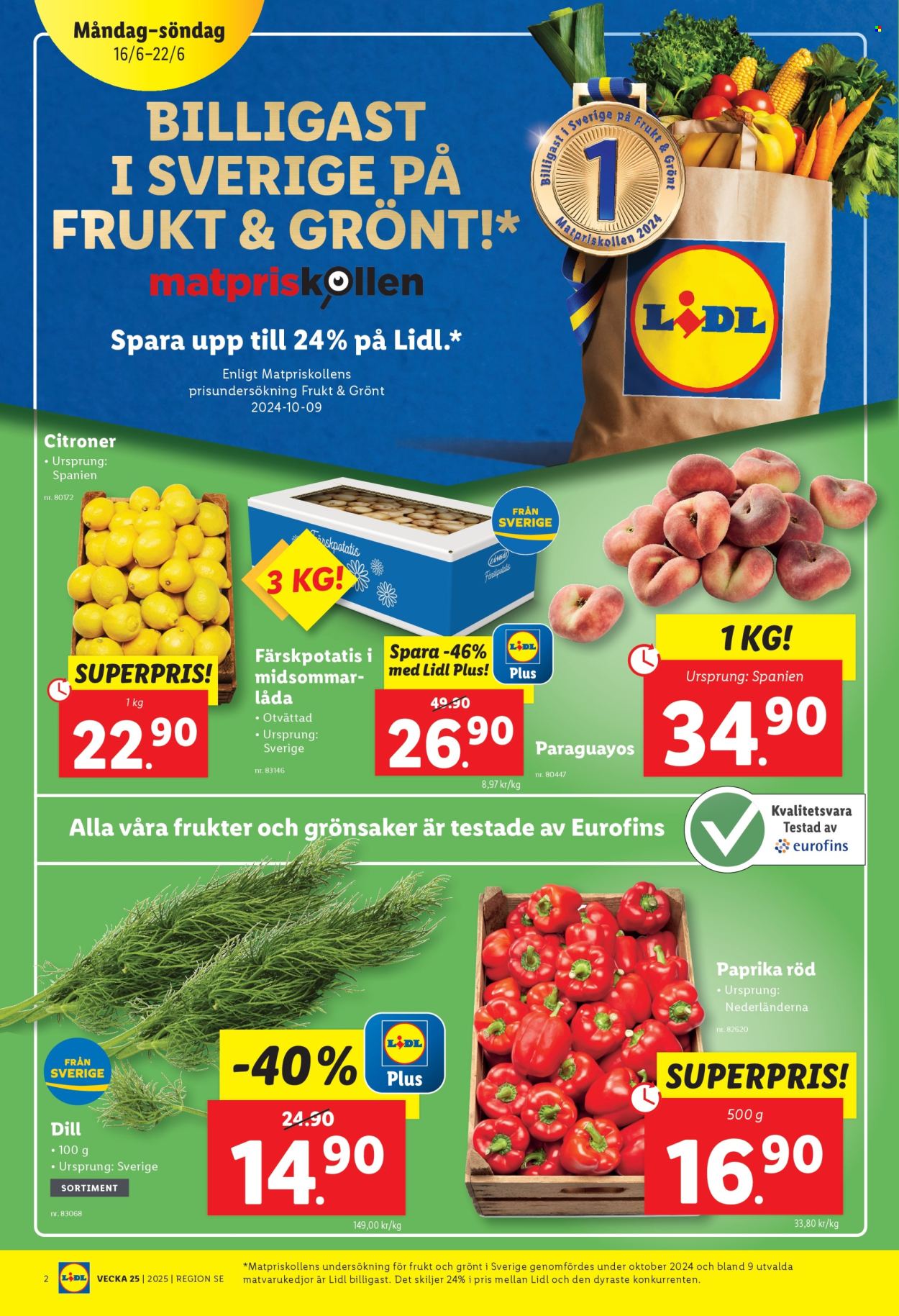 Lidl reklamblad - 16/6 2025 - 22/6 2025. Sida 2
