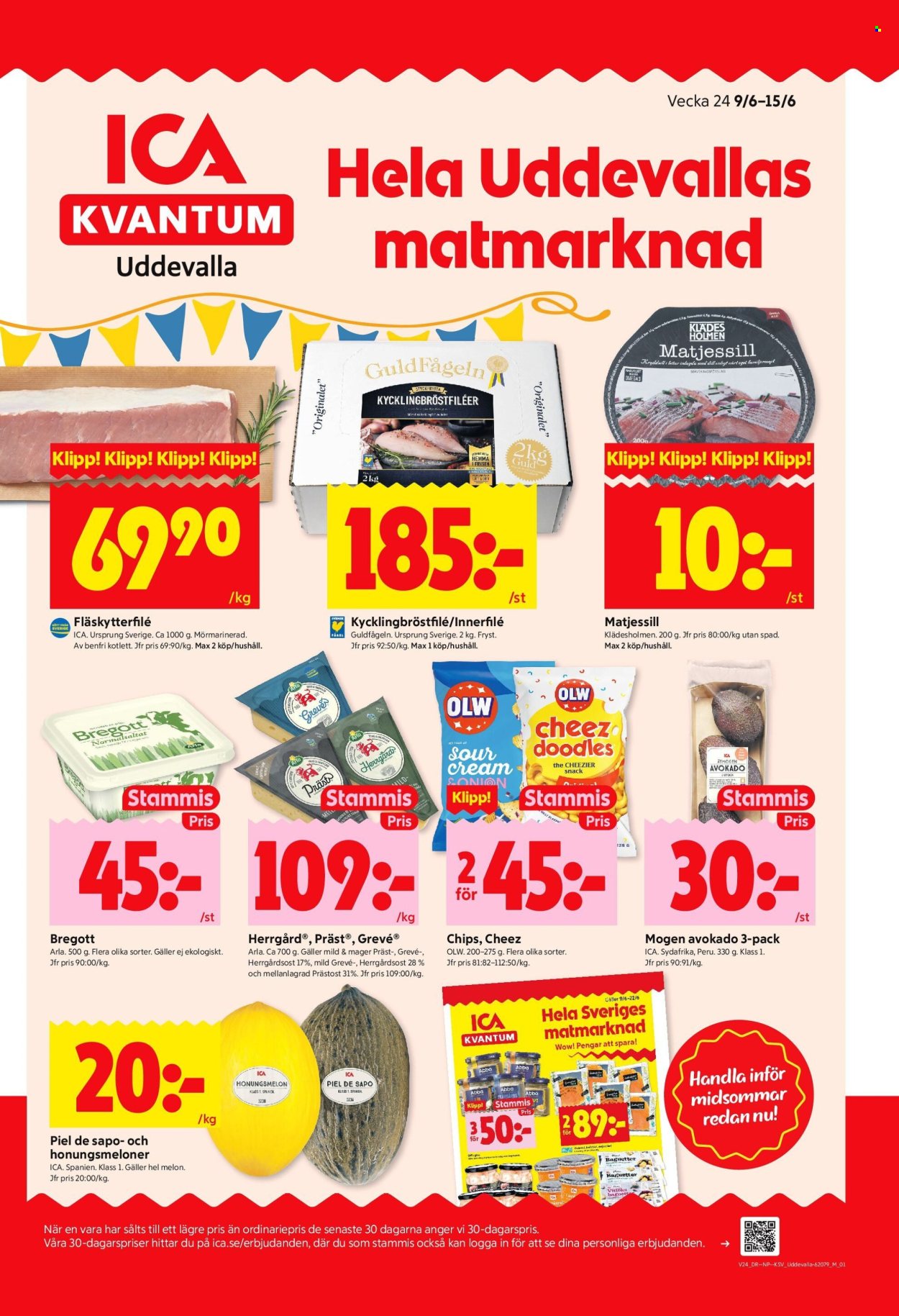ICA reklamblad - 9/6 2025 - 15/6 2025. Sida 1