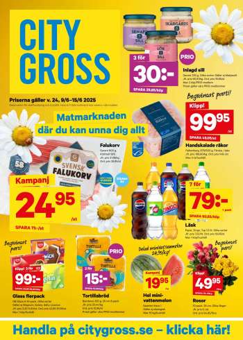 City Gross reklamblad - 9/6 2025 - 15/6 2025.