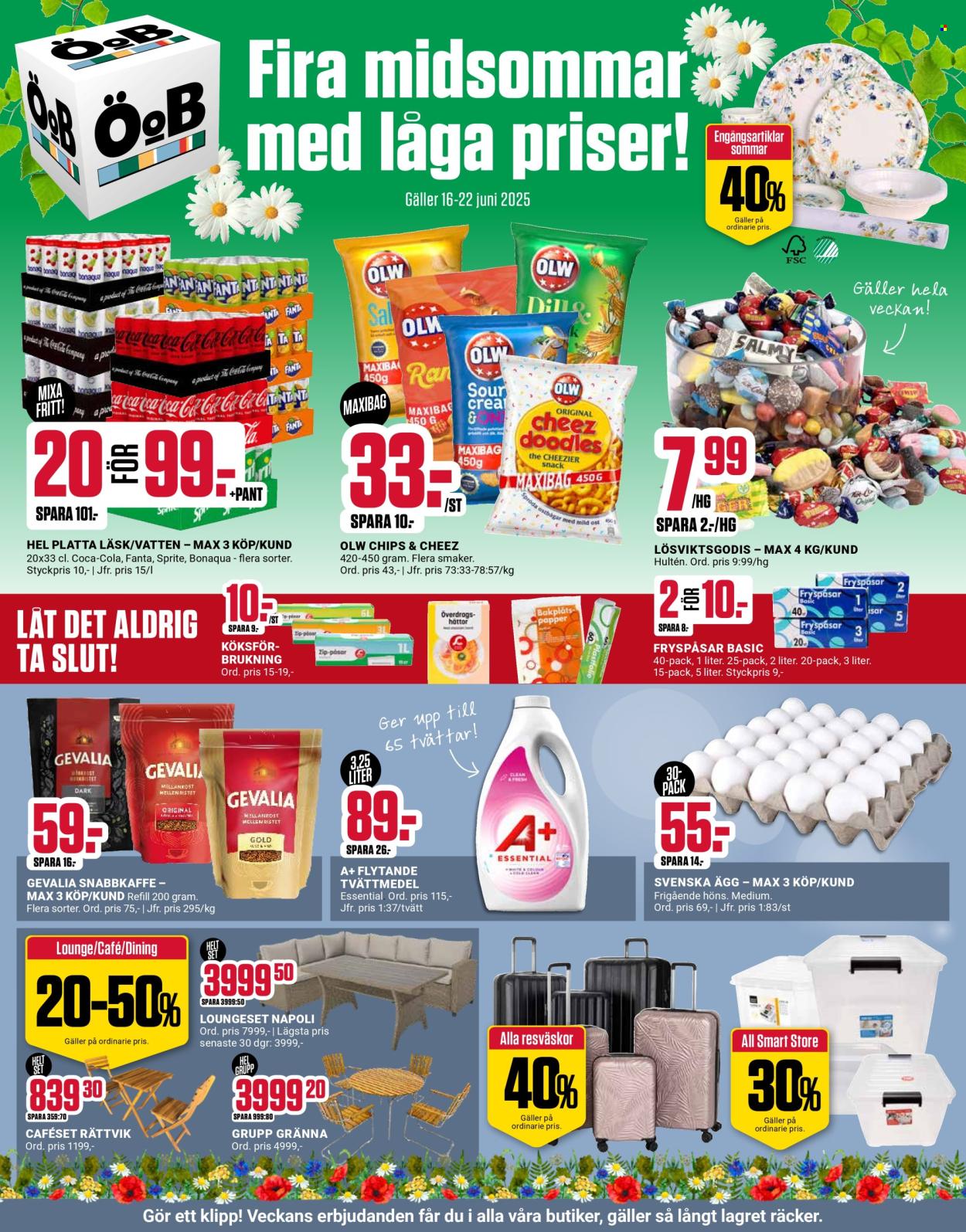 ÖoB reklamblad - 16/6 2025 - 22/6 2025. Sida 1