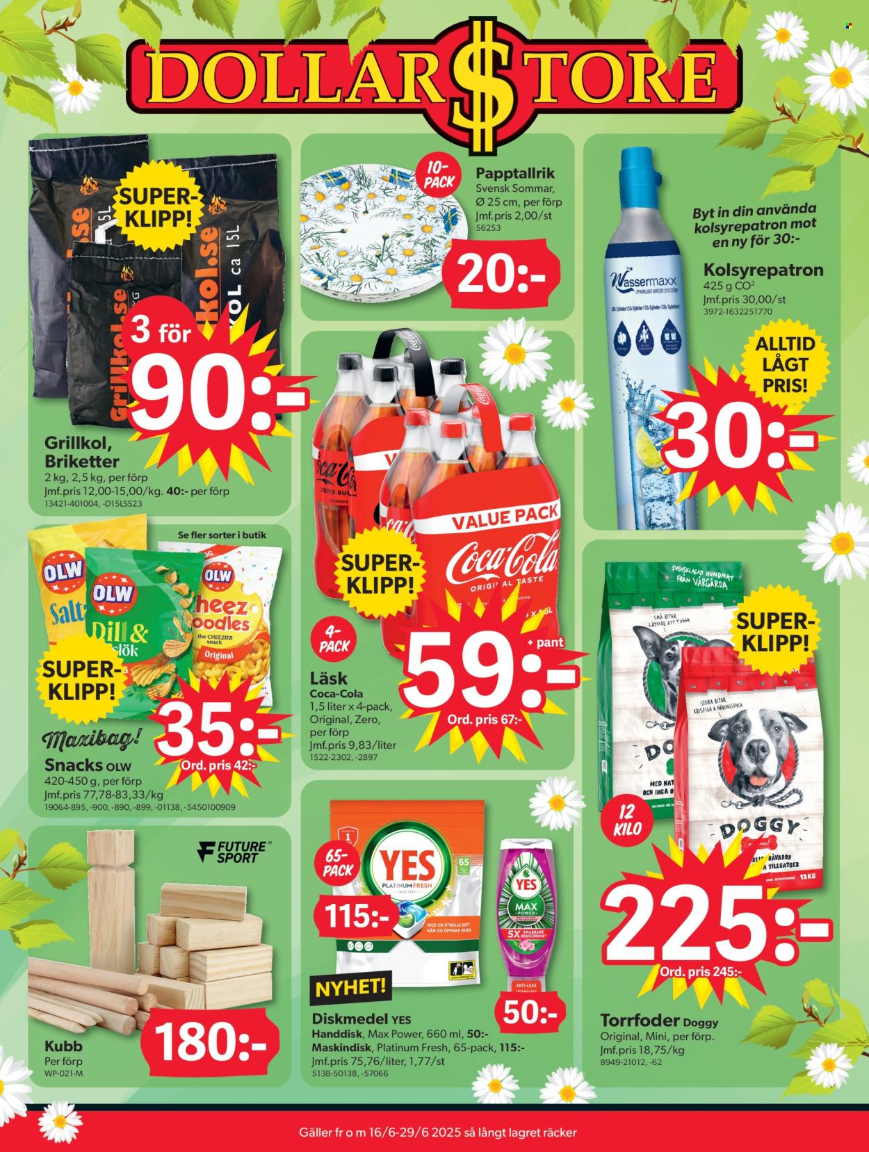 DollarStore reklamblad - 16/6 2025 - 29/6 2025. Sida 1