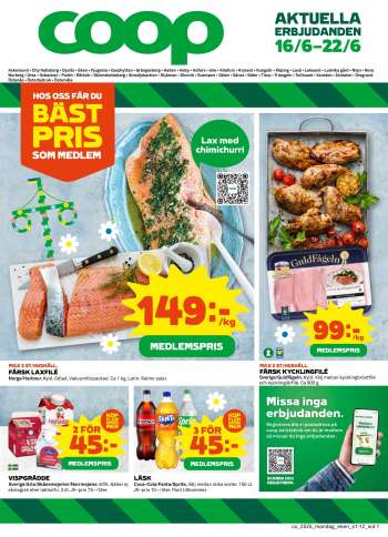 Coop reklamblad - 16/6 2025 - 22/6 2025.