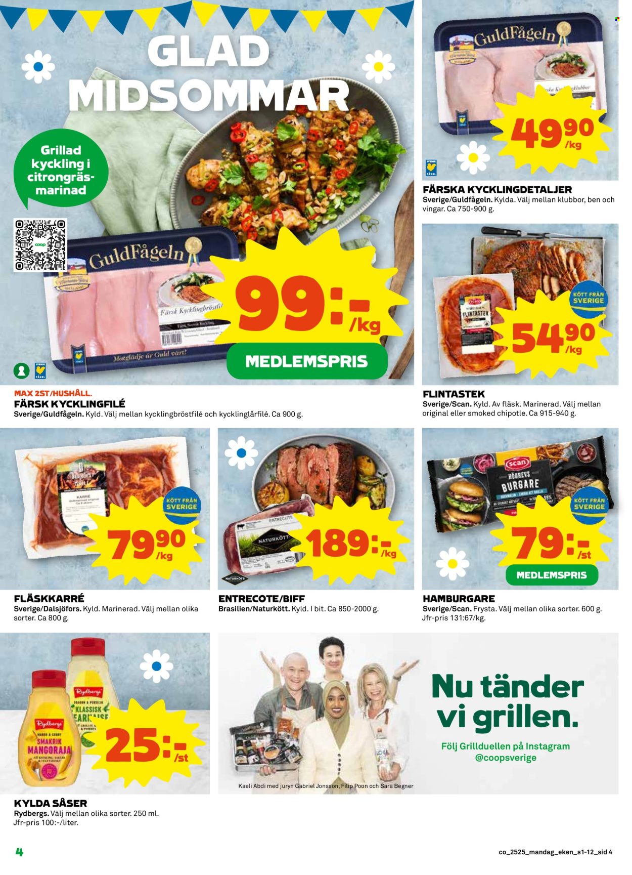 Coop reklamblad - 16/6 2025 - 22/6 2025. Sida 4