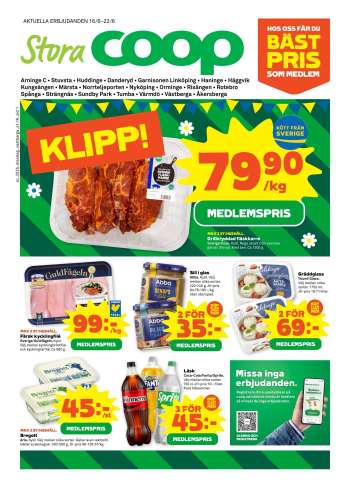 Stora Coop reklamblad - 16/6 2025 - 22/6 2025.