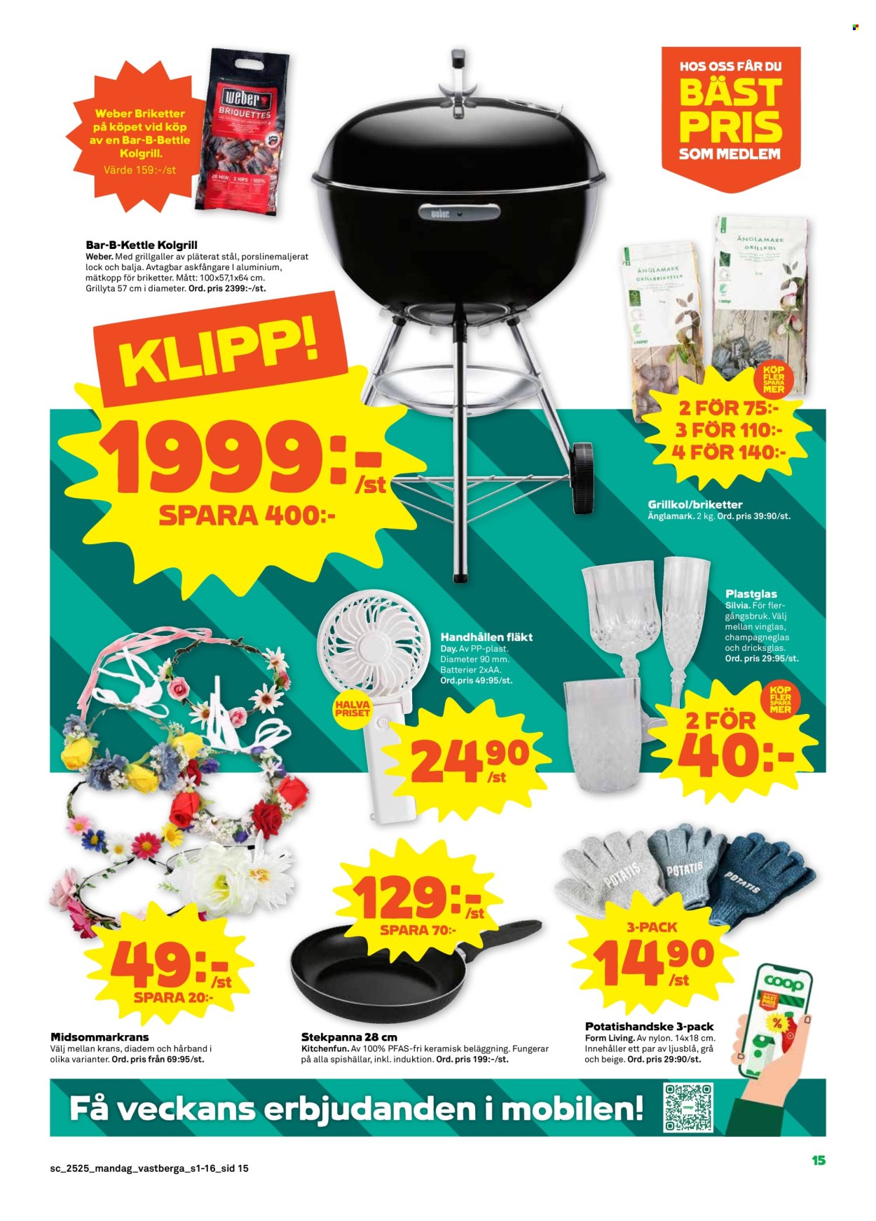 Stora Coop reklamblad - 16/6 2025 - 22/6 2025. Sida 15
