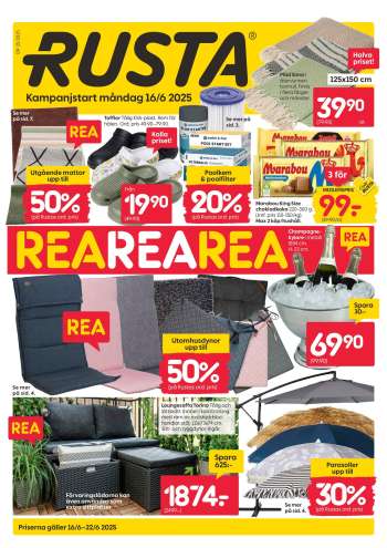 Rusta reklamblad - 16/6 2025 - 22/6 2025.