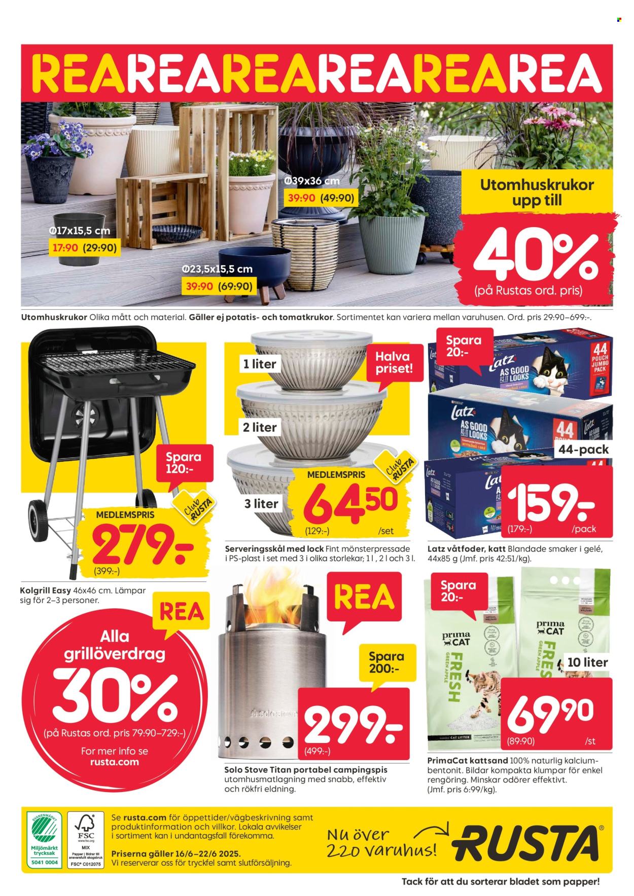 Rusta reklamblad - 16/6 2025 - 22/6 2025. Sida 16