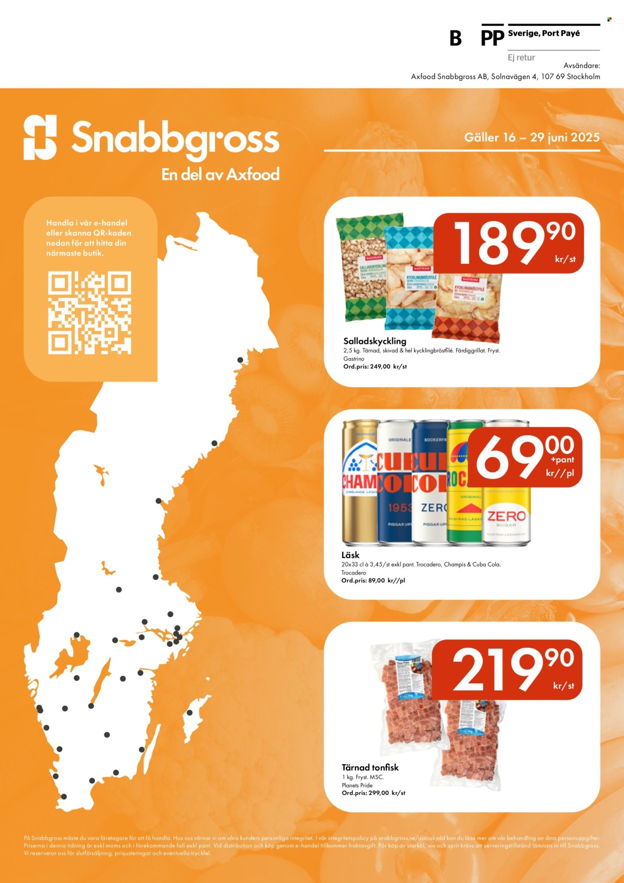 Snabbgross reklamblad - 16/6 2025 - 29/6 2025. Sida 16