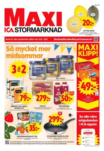 ICA reklamblad - 16/6 2025 - 22/6 2025.