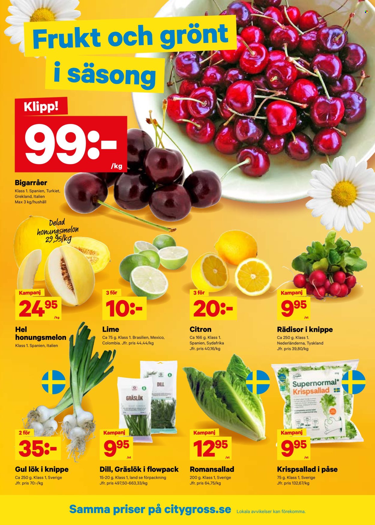 City Gross reklamblad - 16/6 2025 - 22/6 2025. Sida 3