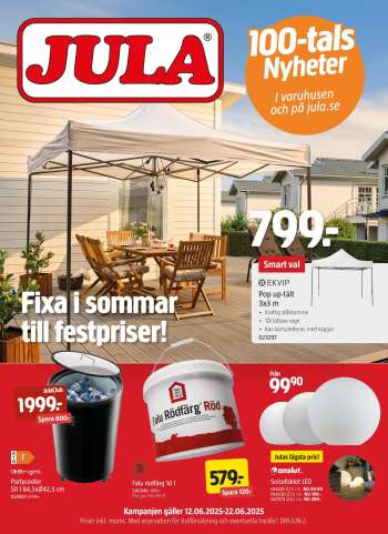 Jula reklamblad - 12/6 2025 - 22/6 2025.