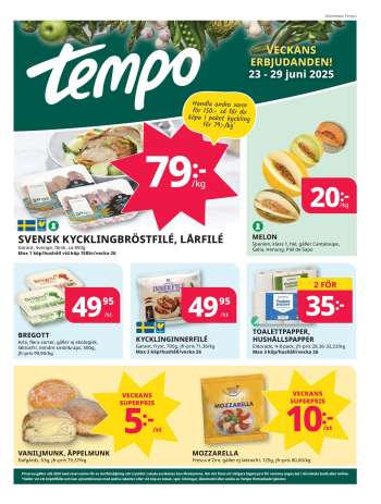 Tempo reklamblad - 23/6 2025 - 29/6 2025.