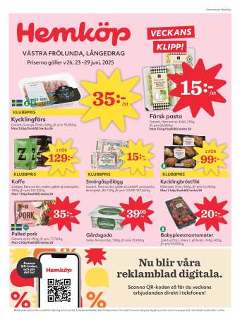 Hemköp reklamblad - 23/6 2025 - 29/6 2025.