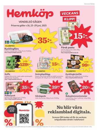 Hemköp reklamblad - 23/6 2025 - 29/6 2025.