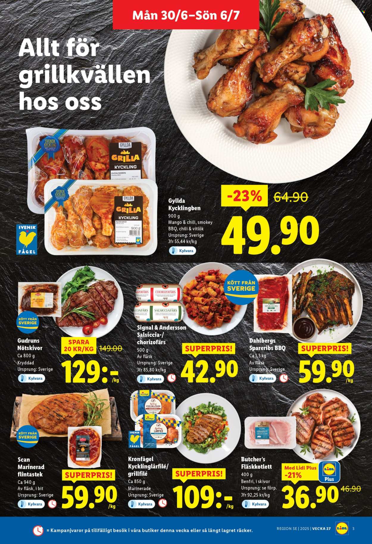 Lidl reklamblad - 30/6 2025 - 6/7 2025. Sida 3