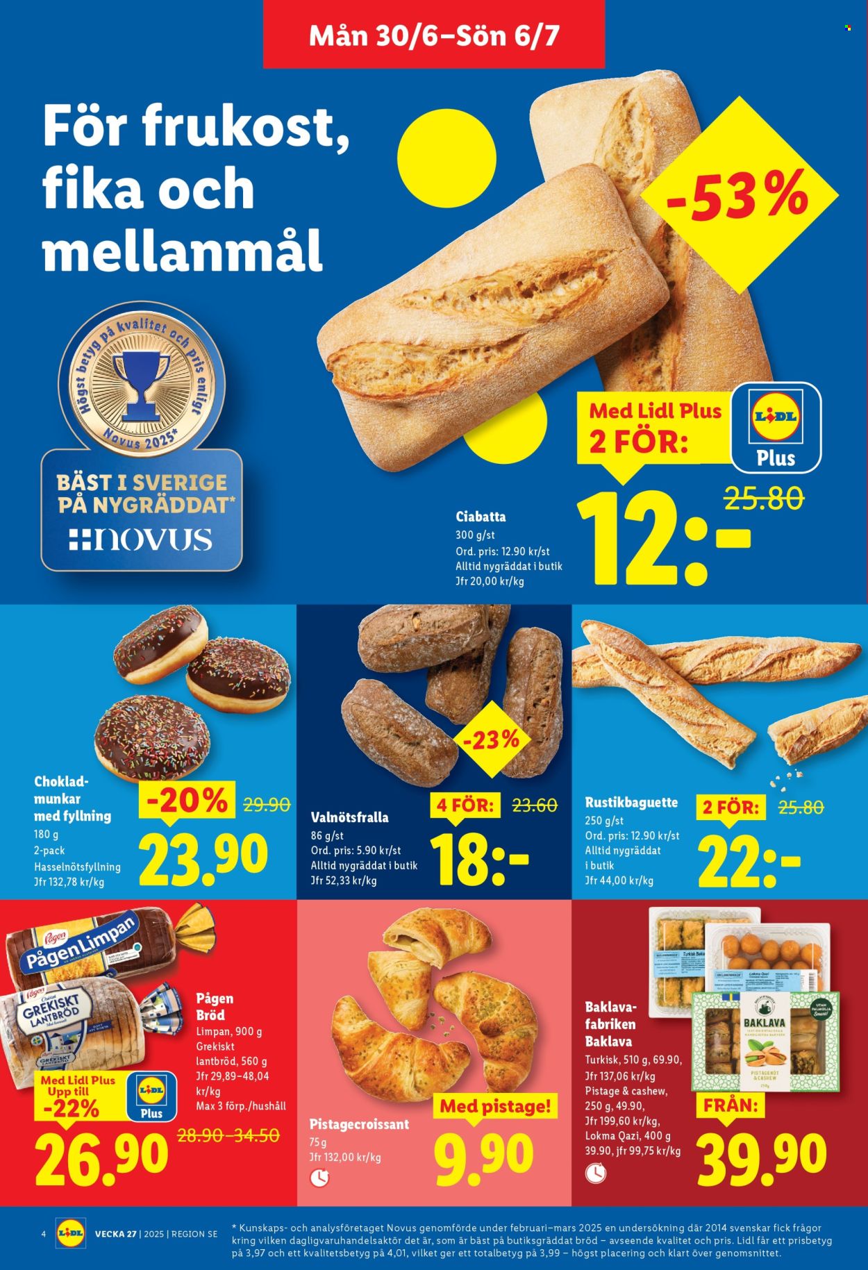 Lidl reklamblad - 30/6 2025 - 6/7 2025. Sida 4