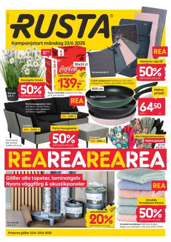 Rusta reklamblad - 23/6 2025 - 29/6 2025.