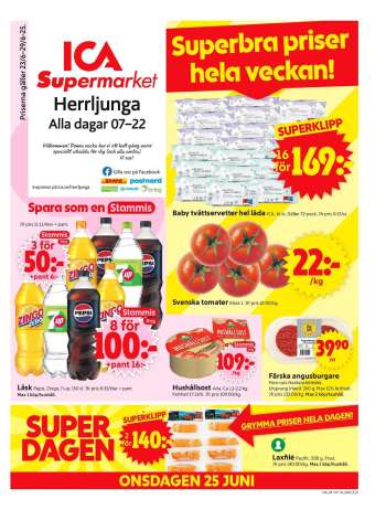 ICA reklamblad - 23/6 2025 - 29/6 2025.