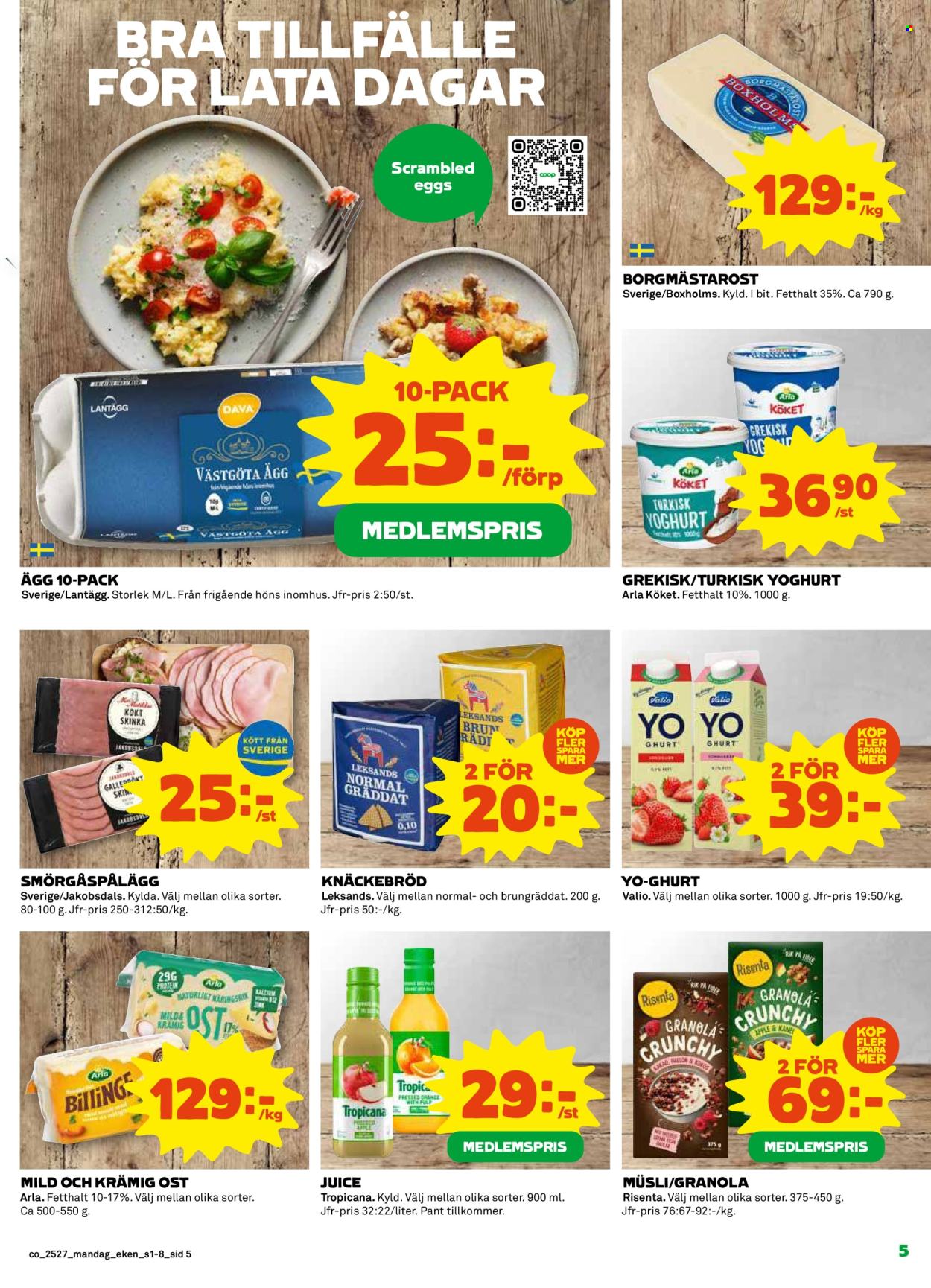 Coop reklamblad - 30/6 2025 - 6/7 2025. Sida 5