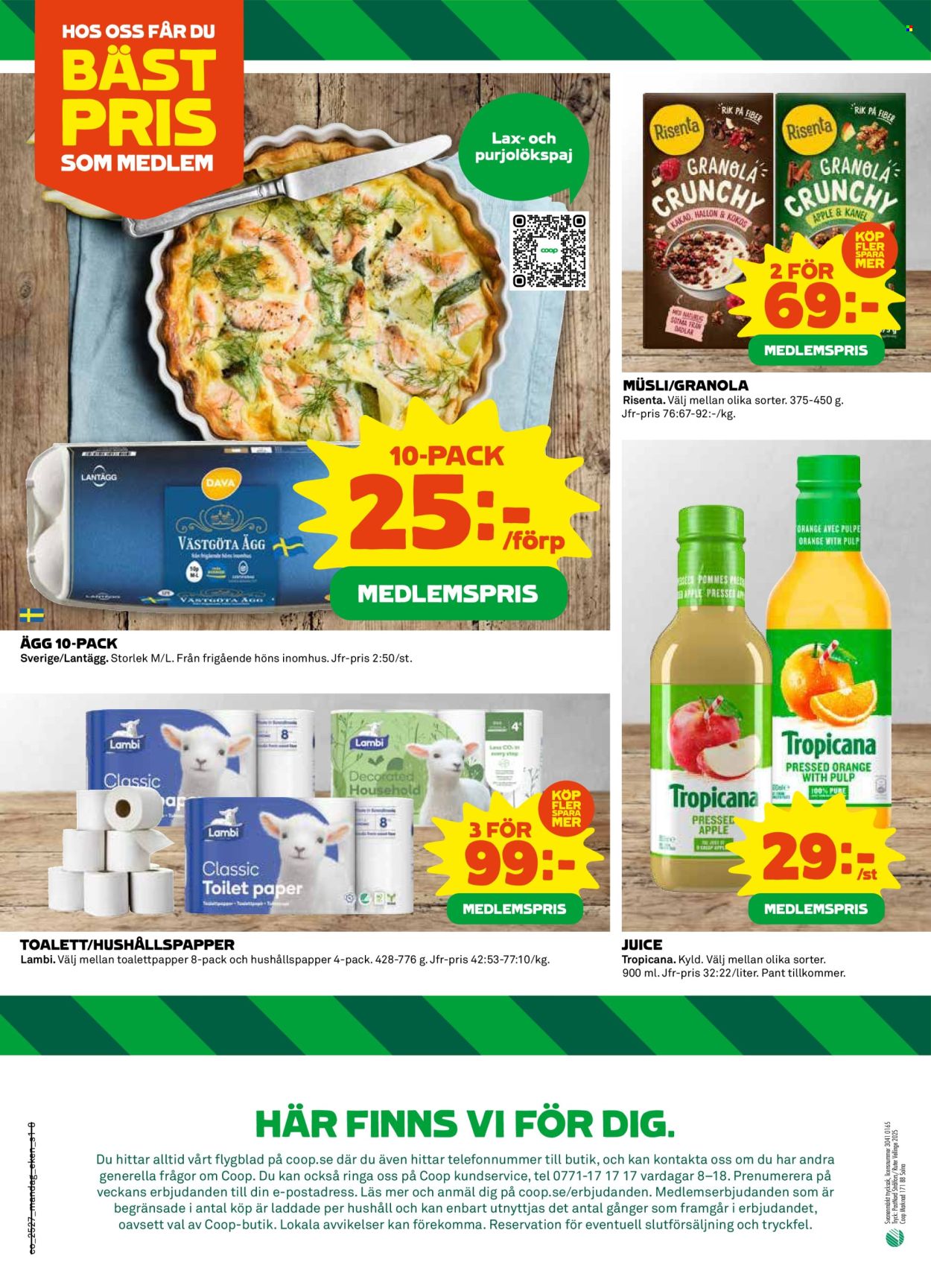 Coop reklamblad - 30/6 2025 - 6/7 2025. Sida 8