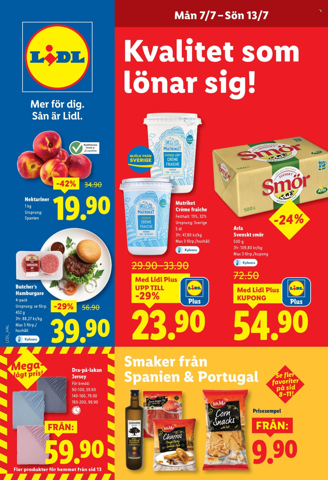 Lidl reklamblad - 7/7 2025 - 13/7 2025. Sida 1