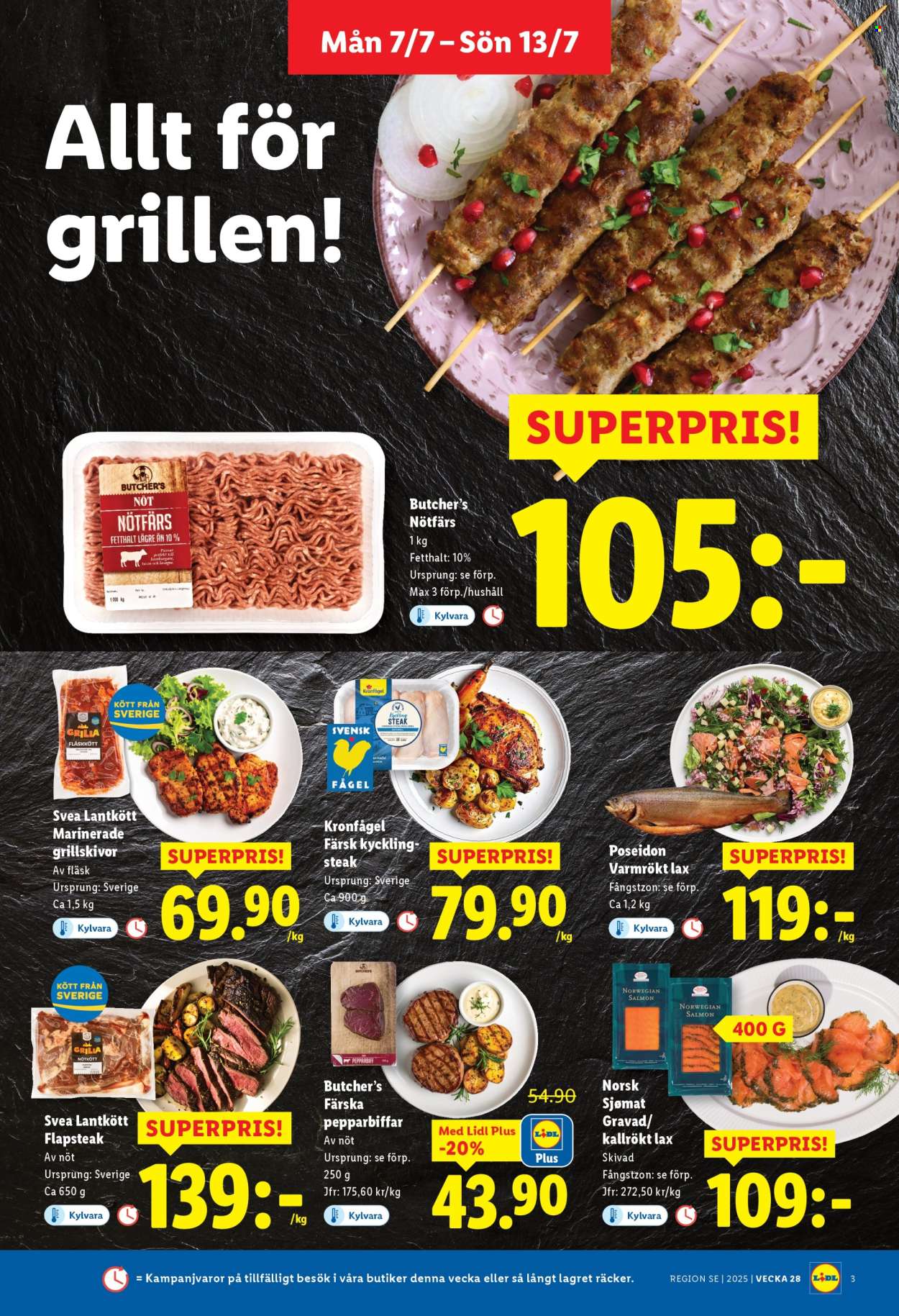 Lidl reklamblad - 7/7 2025 - 13/7 2025. Sida 3