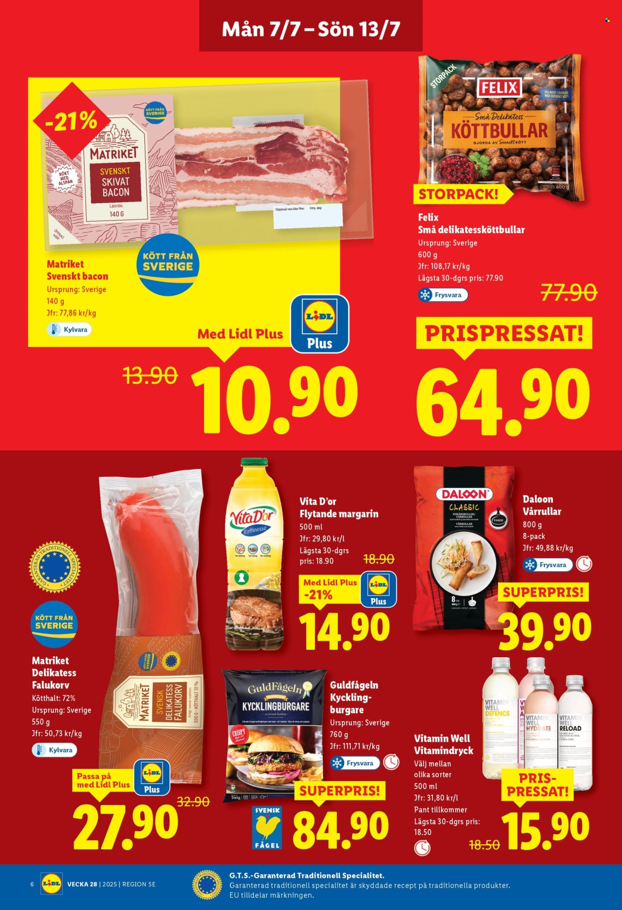 Lidl reklamblad - 7/7 2025 - 13/7 2025. Sida 6