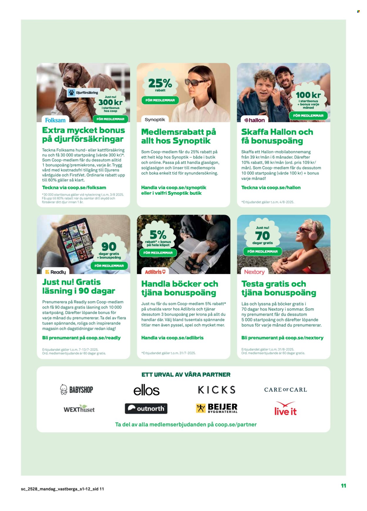 Stora Coop reklamblad - 7/7 2025 - 13/7 2025. Sida 11