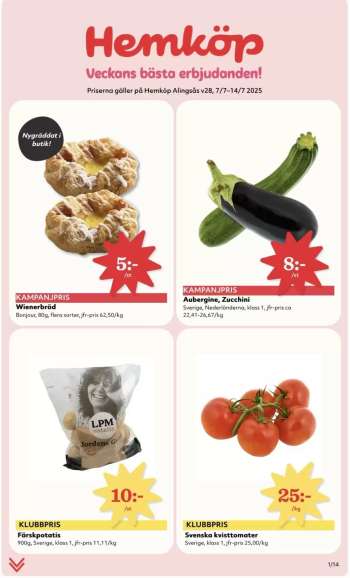 Hemköp reklamblad - 7/7 2025 - 14/7 2025.