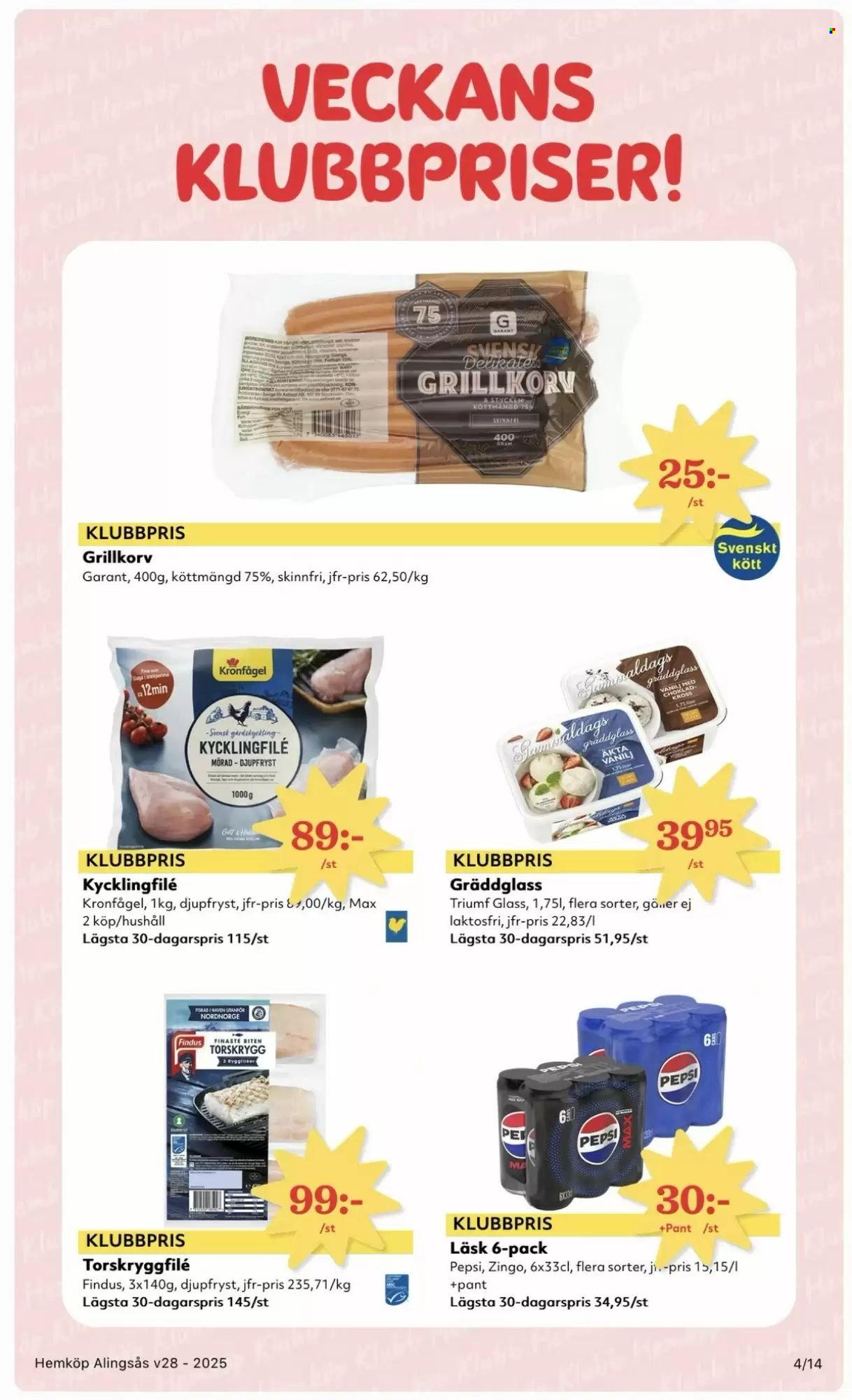Hemköp reklamblad - 7/7 2025 - 14/7 2025. Sida 4