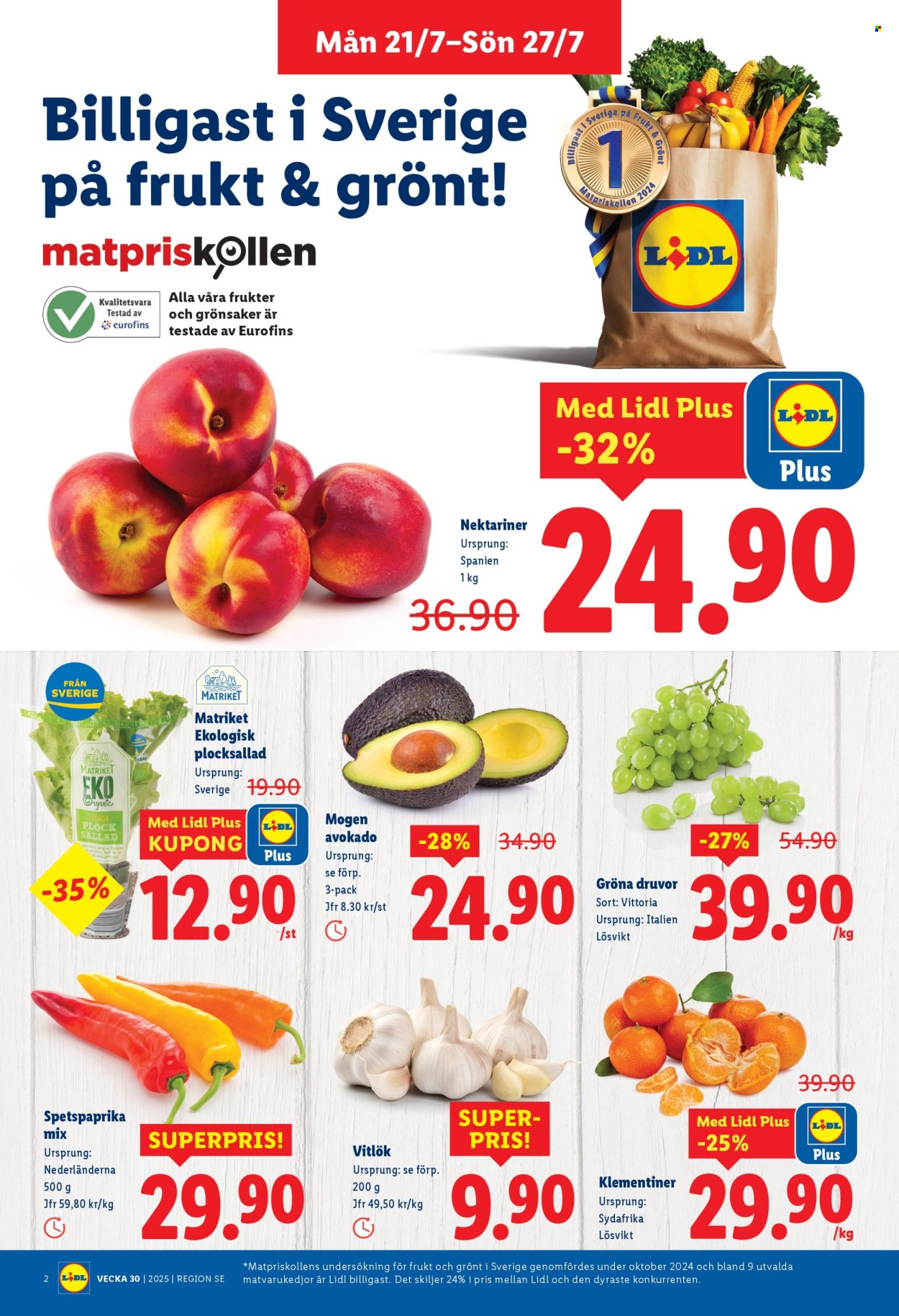 Lidl reklamblad - 21/7 2025 - 27/7 2025. Sida 2